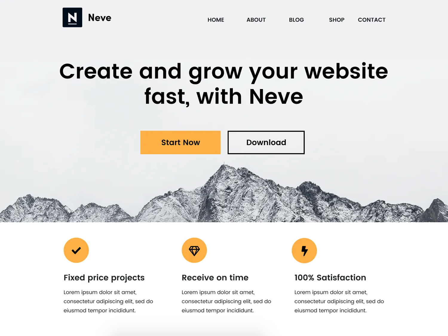 neve-one-page-wordpress-themes