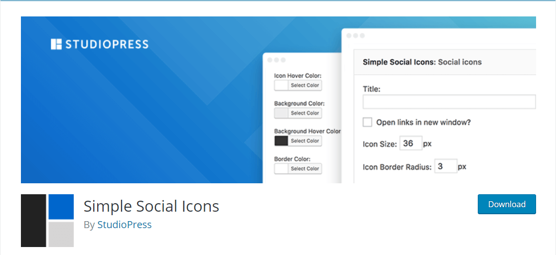 simple-social-icons