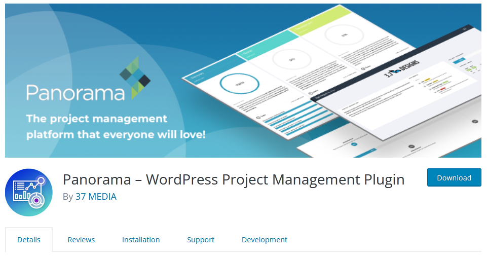 Panorama – WordPress Project Management Plugins