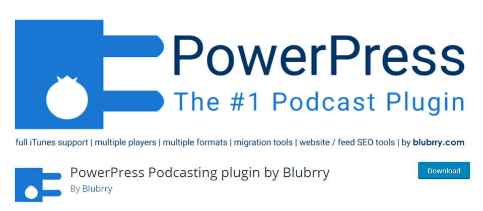 Blubrry PowerPress-Podcasting-Plugins