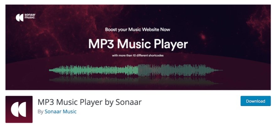 MP3 Music Player by Sonaar-WordPress-Audio-Player