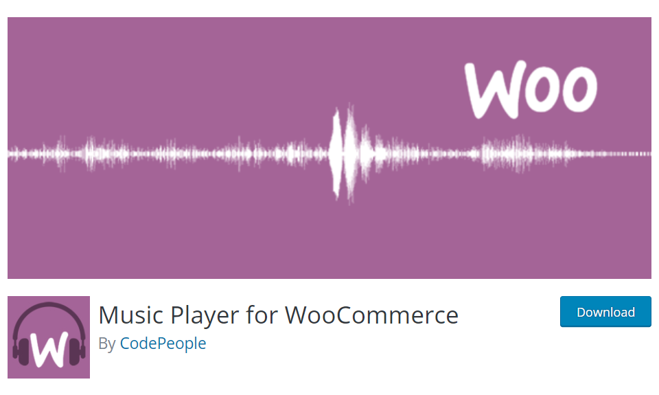 Music Player for WooCommerce
