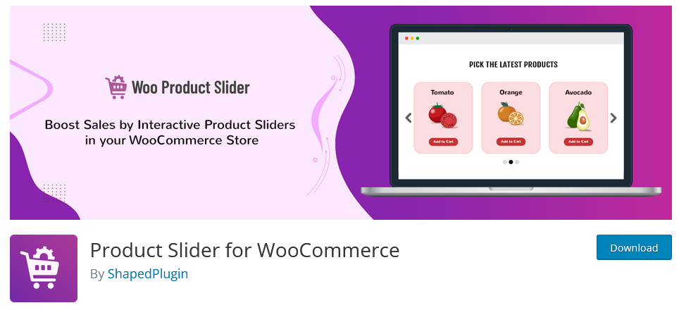Product Slider for WooCommerce plugins