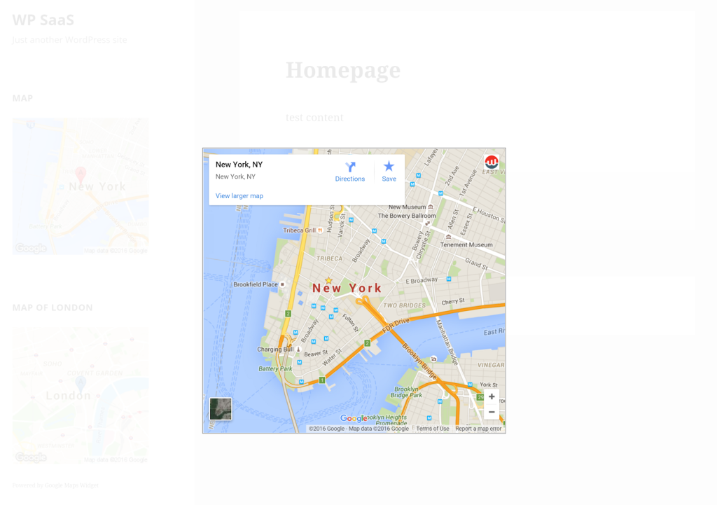 Best WordPress Widgets for Your Website-Google Maps Widget